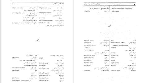 دانلود کتاب فرهنگ اصطلاحات صناعات ادبی محمد طباطبایی PDF