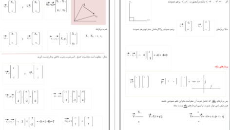 دانلود جزوه ریاضی کاربردی حسینی PDF
