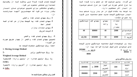 دانلود جزوه حسابداری صنعتی صفرزاده PDF