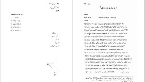 دانلود کتاب شش متن سغدی زهره زرشناس PDF