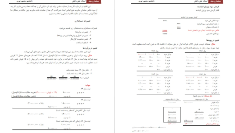 دانلود جزوه حسابداری میانه یک علی باغبانی PDF