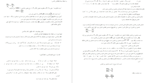 دانلود جزوه خلاصه اقتصاد خرد PDF