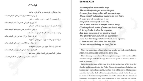 دانلود کتاب غزل های شکسپير ویلیام شکسپیر PDF
