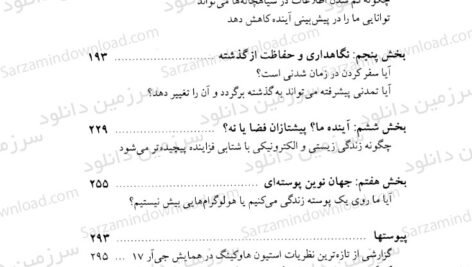دانلود کتاب جهان در پوست گردو محمدرضا محجوب PDF